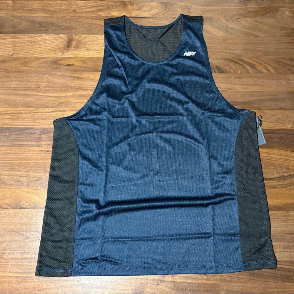 Aime Leon Dore x New Balance RC56 Racing Singlet Moonlight Ocean Size Large SS25